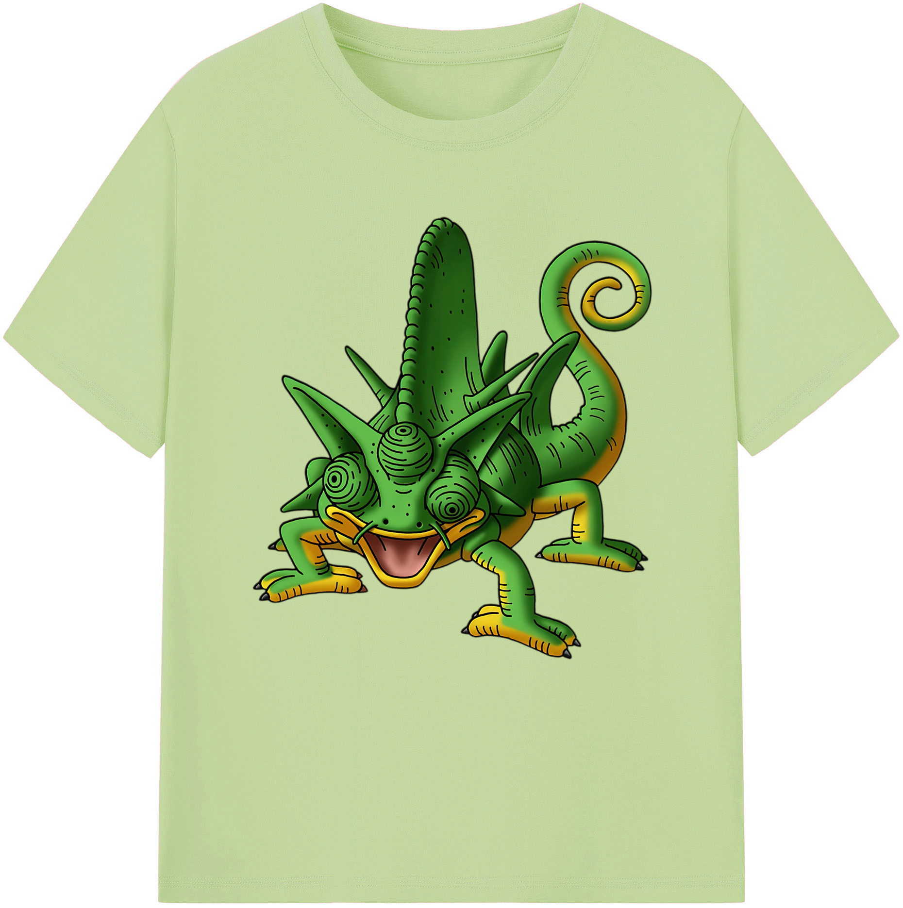 （画像用） ドラゴンクエスト Doragon Kuesuto Dragon Quest 綿100％半袖Tシャツ（フロントプリント）
